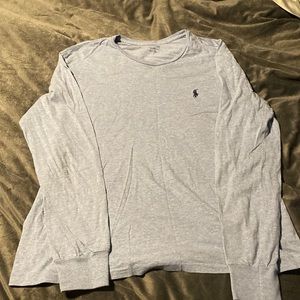 Polo light blue long sleeved tshirt